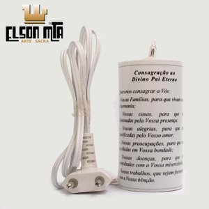 Vela Elétrica Bivolt Pai Eterno 10x05 cm