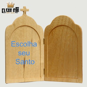Oratório Personalizável 25x28 cm Madeira ...
