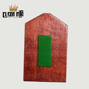 Adesivo Personalizável 5x3,5 cm Madeira A...