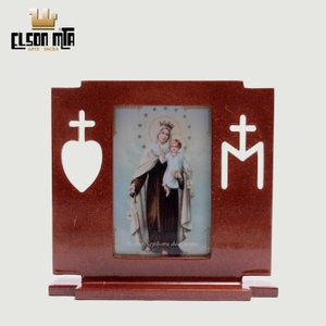 Peregrina Carmo 12x13 cm MDF Acabamento M...