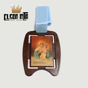 Medalha Berço Masculina MTA 10x7,5 cm Aca...