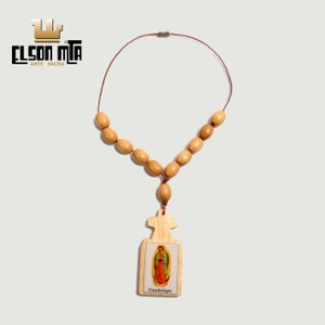 Dezena Retrovisor Guadalupe 18 cm Madeira...