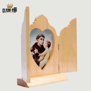 Peregrina Santo Antônio com Portas 10x8 c...