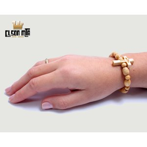 Pulseira Dezena Cruz 6 cm Diâmetro Acabam...