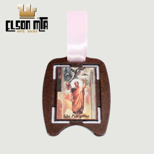 Medalha Berço Feminina São Pelegrino 10x7...