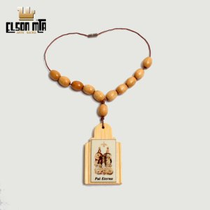 Dezena Retrovisor Pai Eterno 18 cm Madei ...