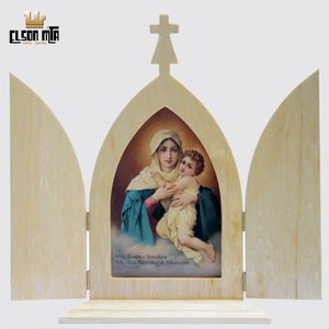 Peregrina MTA com Portas 25x17 cm Madeira...