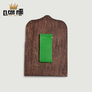 Adesivo Perpétuo Socorro 5x3 cm Madeira A...