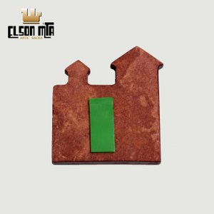 Adesivo São Pio para Carro 5x4,5 cm MDF A...