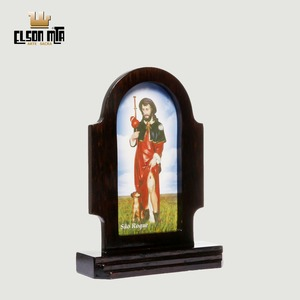 Capela São Roque 15,5x11 cm Madeira