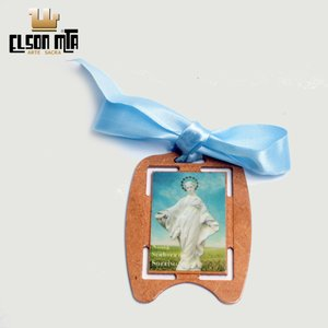 Medalha Berço Masculina Sorriso 10x7,5 c ...