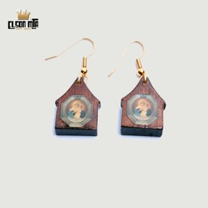 Brinco Anzol Santuário MTA 2x1,5 cm Acaba...