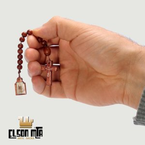 Dezena Aberta Pai Eterno 14x2 cm Madeira ...