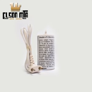 Vela Elétrica Bivolt Guadalupe 05x05 cm