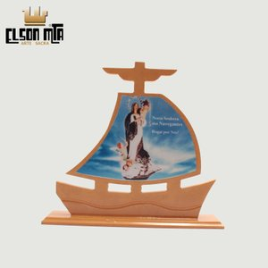 Barco Navegantes 16x18 cm MDF Acabamento ...