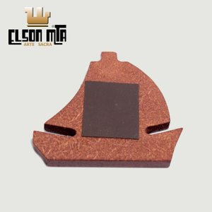 Magneto Barco Navegantes 5x6 cm MDF Acaba...