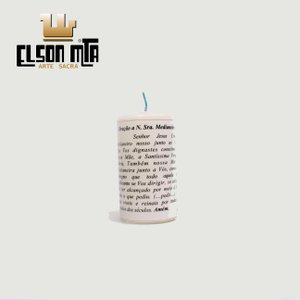 Vela Medianeira com Oração 05x5,5 cm