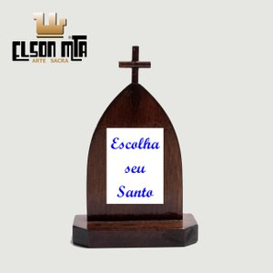Capela Personalizável 10x6,5 cm Madeira A...