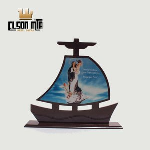 Barco Navegantes 16x18 cm MDF Acabamento ...