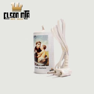 Vela Elétrica Bivolt Santo Antônio 07x05 cm