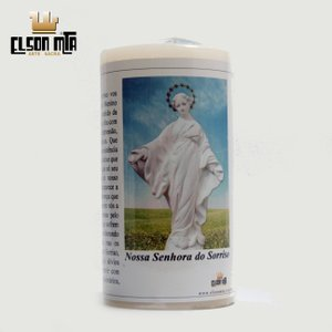 Vela Nossa Senhora do Sorriso com Oração ...