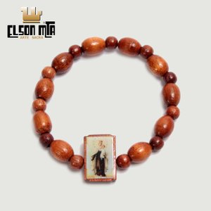 Pulseira Dezena Carmo 6 cm Diâmetro Acaba...