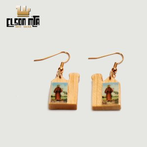 Brinco Anzol São Francisco 2x1,5 cm Acab ...