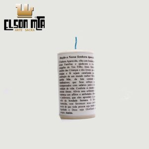 Vela Aparecida com Oração 07x5,5 cm