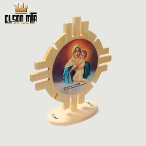 Símbolo Schoenstatt 12x11 Madeira Natural