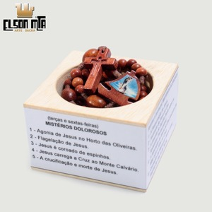 Terço Navegantes com Porta-Terço Madeira ...