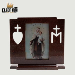 Peregrina Carmo 12x13 cm MDF Acabamento I...
