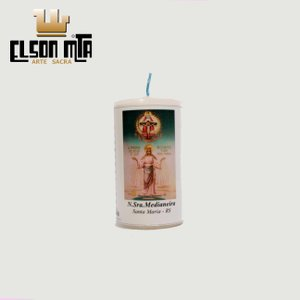 Vela Medianeira com Oração 07x5,5 cm
