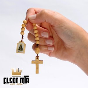 Dezena Aberta Aparecida 14x2 cm Madeira A...