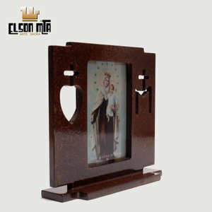 Peregrina Carmo 12x13 cm MDF Acabamento I...