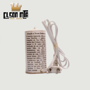 Vela Elétrica Bivolt Aparecida 07x05 cm