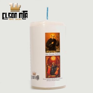 Vela Rainha dos Apóstolos com Oração 14x5...