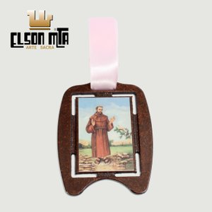 Medalha Berço Feminina São Francisco 10x7...