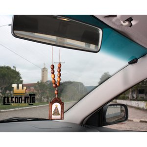 Dezena Retrovisor Aparecida 18 cm Madeira...