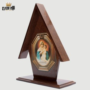 Capela Mãe Rainha 19x15 cm MDF Acabamento...