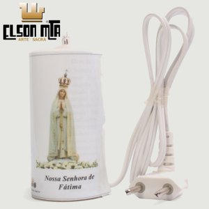 Vela Elétrica Bivolt Fátima 14x05 cm