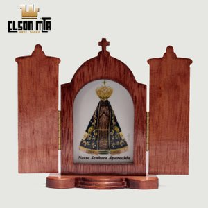 Peregrina Aparecida com Portas 11,5x8 cm ...