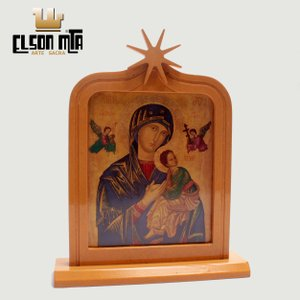 Peregrina Perpétuo Socorro com Vidros 40x...