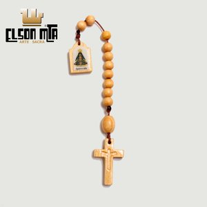 Dezena Aberta Aparecida 14x2 cm Madeira A...