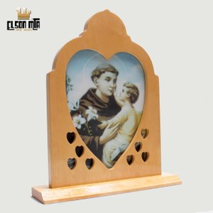 Peregrina Santo Antônio com Vidros 30x25 ...