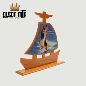Barco Navegantes 23x25 cm MDF Acabamento ...