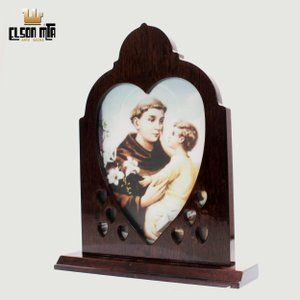 Peregrina Santo Antônio com Vidros 30x25 ...