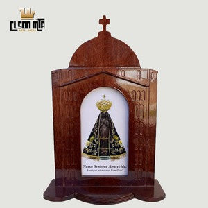 Peregrina Aparecida 27,2x18,4 cm Madeira ...
