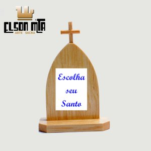 Capela Personalizável 10x6,5 cm Madeira A...