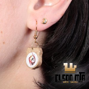 Brinco Anzol Bárbara Maix 2x1,3 cm Acabam...