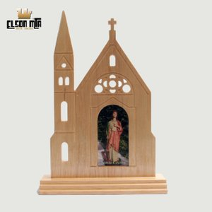 Peregrina Santa Cecília 31,5x22 cm Madei ...